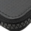 モンブラン Montblanc ジップ式ペンポーチ 1本用 ブラック レザー ペンケース ガンメタル金具 黒