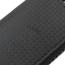 モンブラン Montblanc ジップ式ペンポーチ 1本用 ブラック レザー ペンケース ガンメタル金具 黒