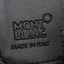 モンブラン Montblanc ジップ式ペンポーチ 1本用 ブラック レザー ペンケース ガンメタル金具 黒