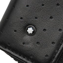 モンブラン Montblanc アーバン レーシング スピリット ジップ アラウンド 1本用 ブラック レザー ペンケース ブラック金具 黒 パンチング