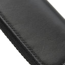 モンブラン Montblanc アーバン レーシング スピリット ジップ アラウンド 1本用 ブラック レザー ペンケース ブラック金具 黒 パンチング