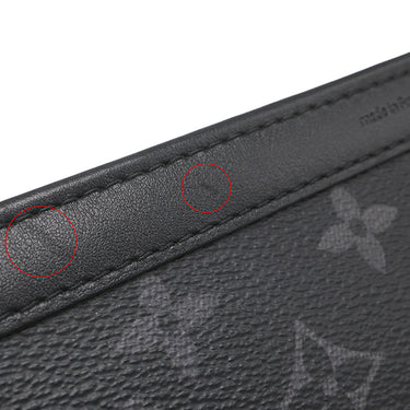 ルイヴィトン LOUIS VUITTON ガストン ウェアラブル ウォレット M81124 モノグラムエクリプス レザー モノグラムエクリプス モノグラムエクリプスリバースキャンバス ショルダーバッグ シルバー金具 黒 グレー