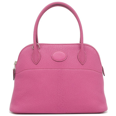 エルメス HERMES ボリード 27 ローズショッキング シェーブル 2WAYバッグ シルバー金具 ハンドバッグ ショルダー