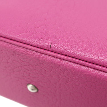 エルメス HERMES ボリード 27 ローズショッキング シェーブル 2WAYバッグ シルバー金具 ハンドバッグ ショルダー