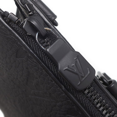 ルイヴィトン LOUIS VUITTON サック プラ クロス M59960 ブラック レザー トリヨンレザー 2WAYバッグ マットゴールド金具 黒 ショルダー ネームタグ欠品