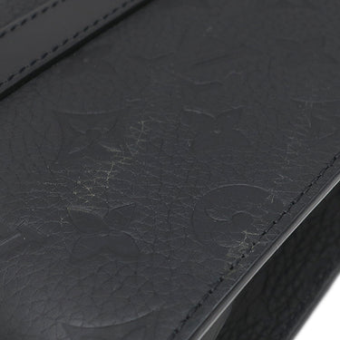 ルイヴィトン LOUIS VUITTON サック プラ クロス M59960 ブラック レザー トリヨンレザー 2WAYバッグ マットゴールド金具 黒 ショルダー ネームタグ欠品