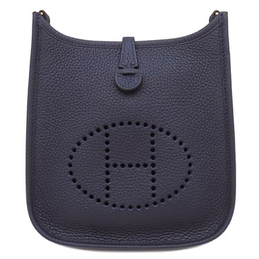 エルメス HERMES エヴリンTPM アマゾン ブルーニュイ トリヨンクレマンス ショルダーバッグ ゴールド金具 新品 未使用 紺