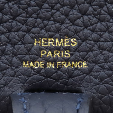 エルメス HERMES エヴリンTPM アマゾン ブルーニュイ トリヨンクレマンス ショルダーバッグ ゴールド金具 新品 未使用 紺