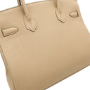 エルメス HERMES バーキン30 プシエール トゴ ハンドバッグ シルバー金具 ベージュ