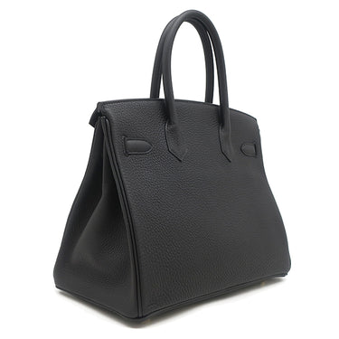 エルメス HERMES バーキン30 ブラック トゴ ハンドバッグ ゴールド金具 新品 新古品 黒