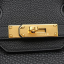 エルメス HERMES バーキン30 ブラック トゴ ハンドバッグ ゴールド金具 新品 新古品 黒