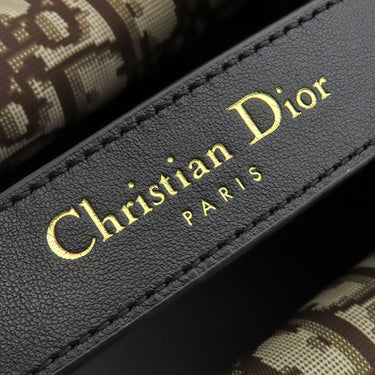 クリスチャン・ディオール Christian Dior トゥジュール ラージ トート M2820OZBP ベージュ キャンバス レザー トートバッグ ゴールド金具 リバーシブル