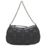 グッチ GUCCI GGマトラッセ 735049 ブラック ナイロン レザー ショルダーバッグ シルバー金具 黒 GG ダブルG