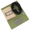 グッチ GUCCI GGマトラッセ 735049 ブラック ナイロン レザー ショルダーバッグ シルバー金具 黒 GG ダブルG