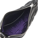 グッチ GUCCI GGマトラッセ 735049 ブラック ナイロン レザー ショルダーバッグ シルバー金具 黒 GG ダブルG