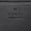 グッチ GUCCI GGマトラッセ 735049 ブラック ナイロン レザー ショルダーバッグ シルバー金具 黒 GG ダブルG
