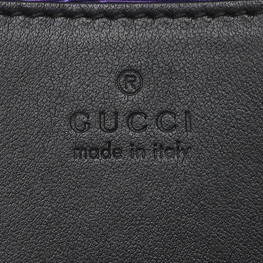 グッチ GUCCI GGマトラッセ 735049 ブラック ナイロン レザー ショルダーバッグ シルバー金具 黒 GG ダブルG