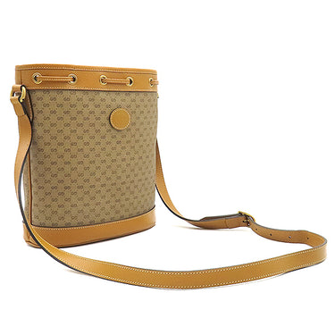 グッチ GUCCI ディズニーコラボ ミッキー スモール バケット 602691 ブラウン GGスプリームキャンバス レザー ショルダーバッグ ヴィンテージ金具 マイクロGG 茶