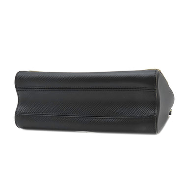 ルイヴィトン LOUIS VUITTON ワールドツアー ツイストMM M52105 ノワール エピレザー ショルダーバッグ シルバー金具 黒 ワッペン風 ステッカーモチーフ