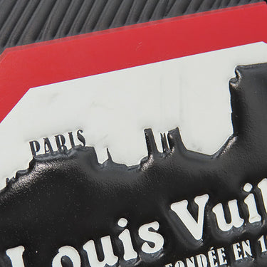 ルイヴィトン LOUIS VUITTON ワールドツアー ツイストMM M52105 ノワール エピレザー ショルダーバッグ シルバー金具 黒 ワッペン風 ステッカーモチーフ