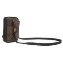 ルイヴィトン LOUIS VUITTON ダブルフォンポーチ N40377 ダミエジャイアント レザー ダミエエベヌジャイアントキャンバス ショルダーバッグ マットブラック金具 LVスクエアード コレクション NIGO カメ