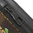 ルイヴィトン LOUIS VUITTON ダブルフォンポーチ N40377 ダミエジャイアント レザー ダミエエベヌジャイアントキャンバス ショルダーバッグ マットブラック金具 LVスクエアード コレクション NIGO カメ