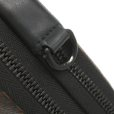 ルイヴィトン LOUIS VUITTON ダブルフォンポーチ N40377 ダミエジャイアント レザー ダミエエベヌジャイアントキャンバス ショルダーバッグ マットブラック金具 LVスクエアード コレクション NIGO カメ