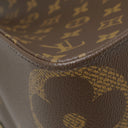 ルイヴィトン LOUIS VUITTON オンザゴー MM M45321 モノグラム モノグラムキャンバス モノグラムリバースキャンバス トートバッグ ゴールド金具 茶 ハンドバッグ