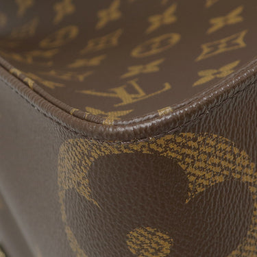 ルイヴィトン LOUIS VUITTON オンザゴー MM M45321 モノグラム モノグラムキャンバス モノグラムリバースキャンバス トートバッグ ゴールド金具 茶 ハンドバッグ