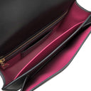 ルイヴィトン LOUIS VUITTON LVPONT9 LVポンヌフ M55948 ノワール スムースレザー ショルダーバッグ ゴールド金具 黒 ピンク LVサークル