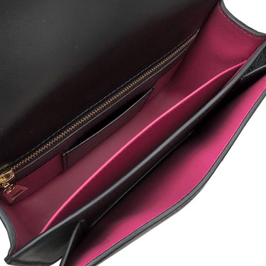 ルイヴィトン LOUIS VUITTON LVPONT9 LVポンヌフ M55948 ノワール スムースレザー ショルダーバッグ ゴールド金具 黒 ピンク LVサークル