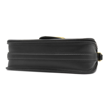 ルイヴィトン LOUIS VUITTON LVPONT9 LVポンヌフ M55948 ノワール スムースレザー ショルダーバッグ ゴールド金具 黒 ピンク LVサークル