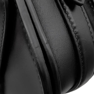 ルイヴィトン LOUIS VUITTON LVPONT9 LVポンヌフ M55948 ノワール スムースレザー ショルダーバッグ ゴールド金具 黒 ピンク LVサークル