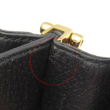 グッチ GUCCI オフィディア ショルダー 503877 ブラック レザー ショルダーバッグ ゴールド金具 黒 GGマーモント チェーンショルダー