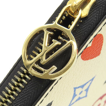 ルイヴィトン LOUIS VUITTON ジッピーウォレット M57491 ブロン レザー モノグラムゲームオン 長財布 ゴールド金具 モノグラム ハート クルーズコレクション