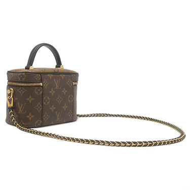 ルイヴィトン LOUIS VUITTON ヴァニティ NV PM M45165 モノグラム×モノグラムリバース モノグラムキャンバス モノグラムリバースキャンバス 2WAYバッグ ゴールド金具 茶 バニティ ハンドバッグ 旧型