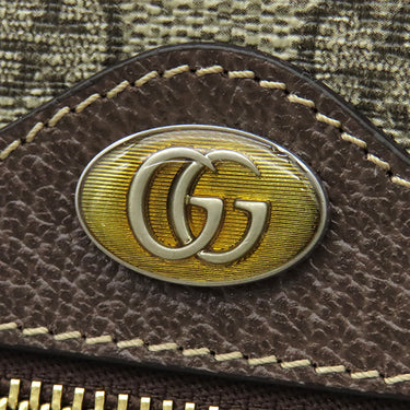グッチ GUCCI オフィディア GG 517551 ベージュ×ブラウン GGスプリームキャンバス クラッチバッグ ゴールド金具 セカンドバッグ ウェブストライプ