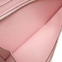 エルメス HERMES ベアンスフレ ローズサクラ シェーブル 長財布 シルバー金具 二つ折り財布