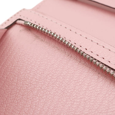 エルメス HERMES ベアンスフレ ローズサクラ シェーブル 長財布 シルバー金具 二つ折り財布