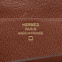 エルメス HERMES ベアンスフレ ミール アリゲーター 長財布 ゴールド金具 クロコ シャイン 二つ折り財布
