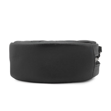 シャネル CHANEL マトラッセ ラウンド チェーン ショルダー ブラック ラムスキン ショルダーバッグ シルバー金具 黒 ココマーク