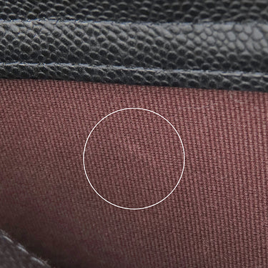 シャネル CHANEL フラップ フォンケース AP2096 ブラック レザー キャビアスキン ショルダーバッグ ゴールド金具 チェーンウォレット