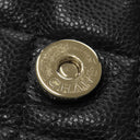 シャネル CHANEL フラップ フォンケース AP2096 ブラック レザー キャビアスキン ショルダーバッグ ゴールド金具 チェーンウォレット