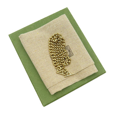 グッチ GUCCI ズゥミ ミニ チェーンウォレット 570660 グリーン レザー 二つ折り財布 ゴールド金具 コンパクト 緑