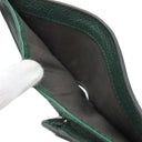 グッチ GUCCI ズゥミ ミニ チェーンウォレット 570660 グリーン レザー 二つ折り財布 ゴールド金具 コンパクト 緑