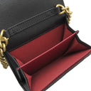シャネル CHANEL マトラッセ ミニ チェーンクラッチ ブラック レザー キャビアスキン チェーンウォレット ゴールド金具 チェーンショルダー 黒
