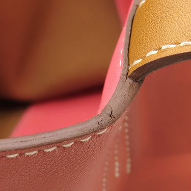 エルメス HERMES ドゥブルセンス 45 フォーブ×サンギーヌ×ローズアザレ×ナチュラルサブレ ヴォースイフト トートバッグ リバーシブル ショルダーバッグ