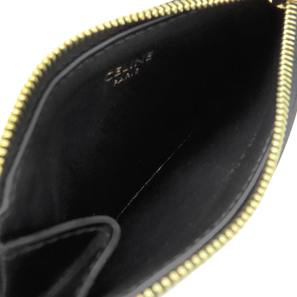 セリーヌ CELINE ジップ付きカードホルダー キュイル トリオンフ
