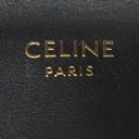 セリーヌ CELINE ジップ付きカードホルダー キュイル トリオンフ ブラック カーフ シャイニーカーフスキン カードケース ゴールド金具 黒 コインケース フラグメントケース