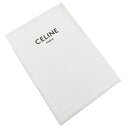 セリーヌ CELINE ジップ付きカードホルダー キュイル トリオンフ ブラック カーフ シャイニーカーフスキン カードケース ゴールド金具 黒 コインケース フラグメントケース